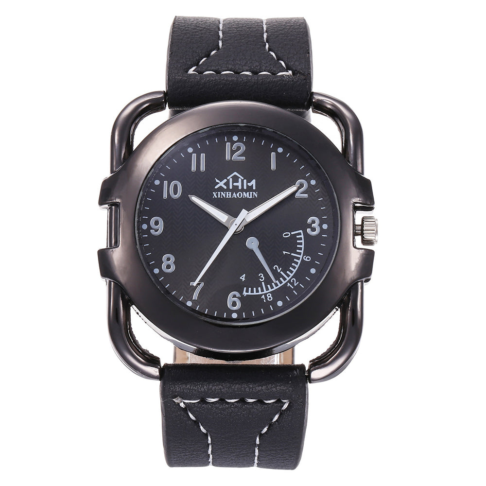 Quartz vintage-style watch strap, wallet, tie, perfume, and cufflinks