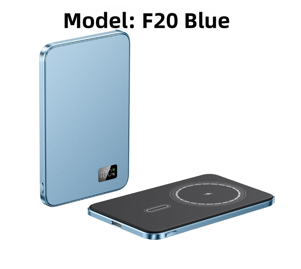 Magnetic Wireless Power Bank Watch Ultra-Thin Mobile Power Supply