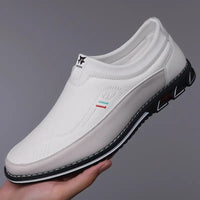 Mens Embroidered Slip-On Casual Shoes