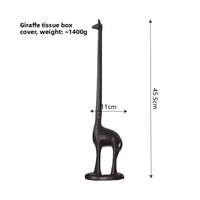 Creative Animal Tissue Holder Cast Iron Home Decor