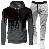 Mens Athletic Hooded Tracksuit