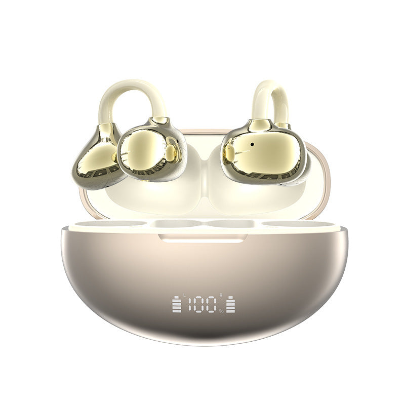 True Wireless Clip-On Earbuds Bluetooth