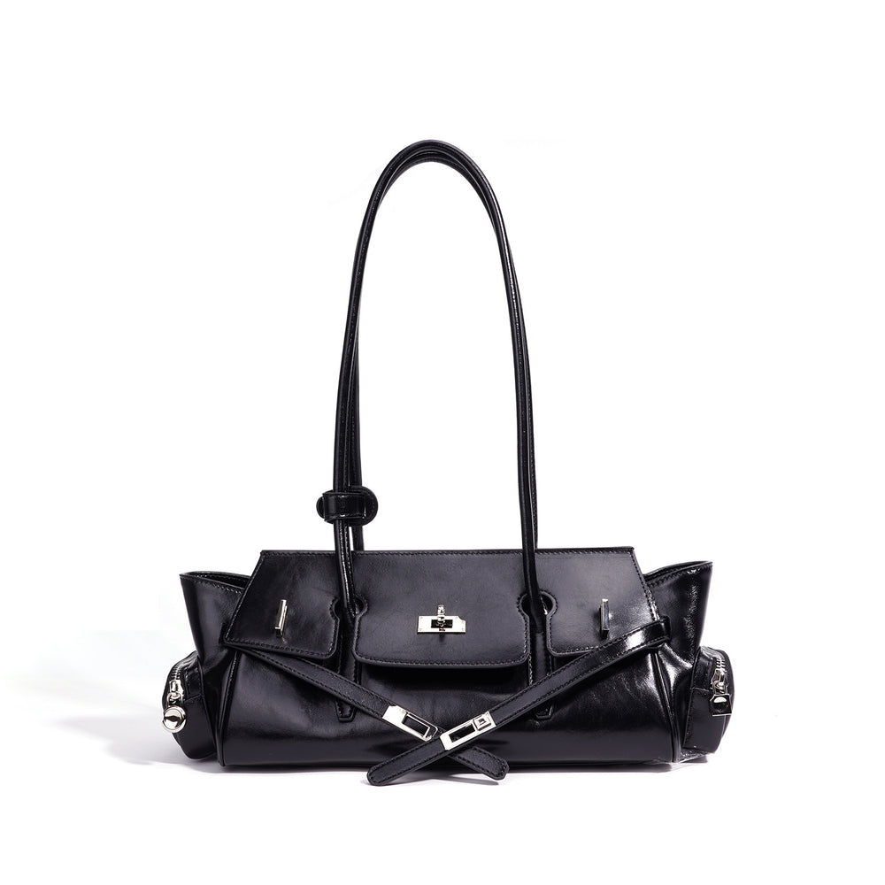 Genuine Leather Shoulder Handbag