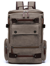 Retro Canvas Backpack Large Capacity Laptop School Bag