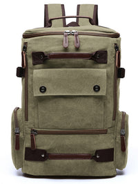 Retro Canvas Backpack Large Capacity Laptop School Bag
