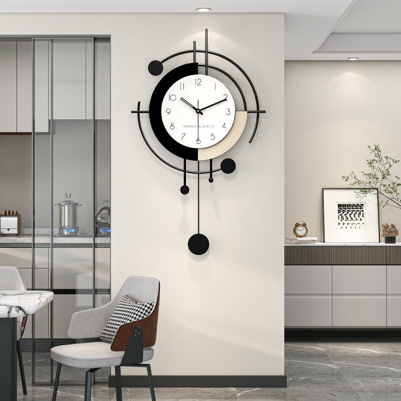 Modern Silent Wall Clock for Home Decor