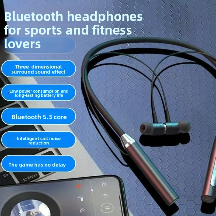 Neckband Bluetooth Earphones Wireless Sport Earbuds