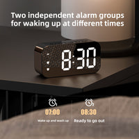 LED Digital Voice Control Alarm Clock