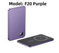 Magnetic Wireless Power Bank Watch Ultra-Thin Mobile Power Supply