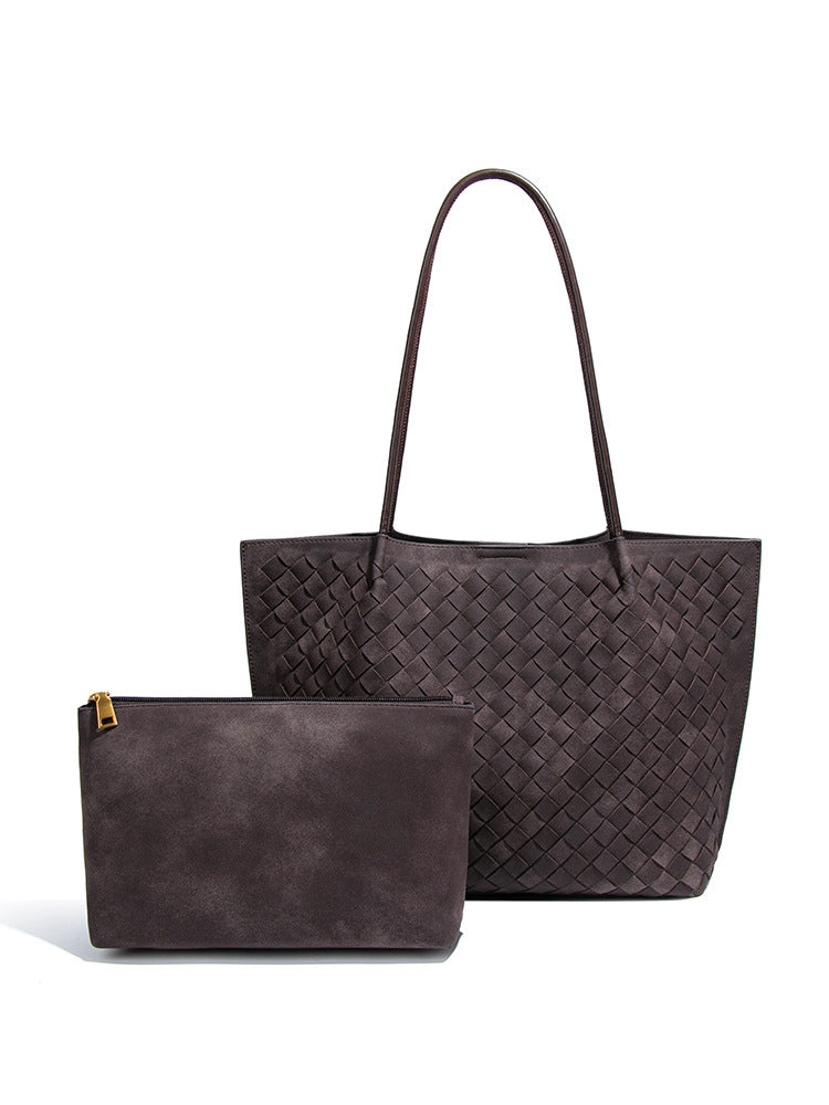 Handmade Woven Bag Shoulder Underarm Tote Bag