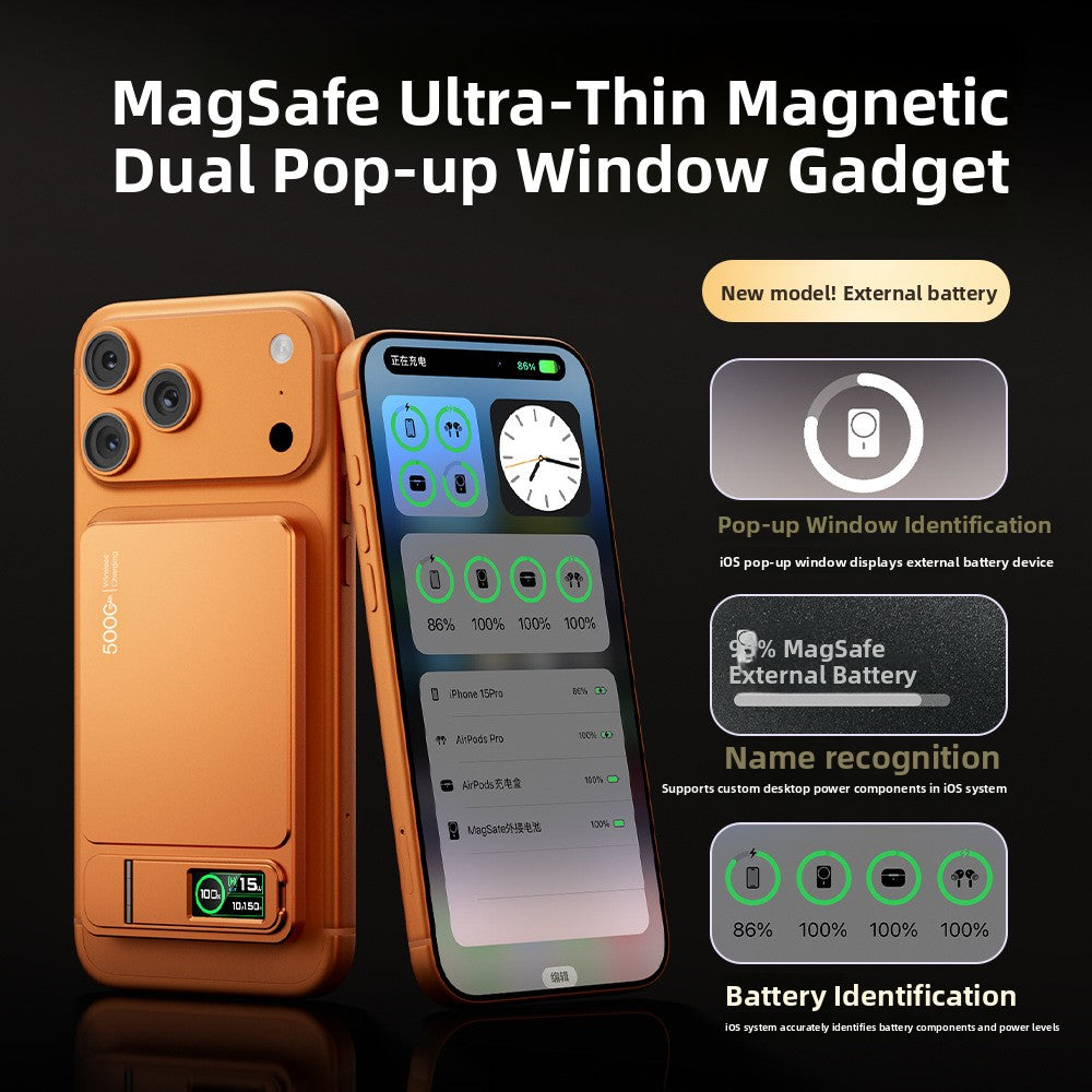 Magnetic Power Bank with Digital Display