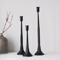Classic Cast Iron Candlestick Set Home Decor