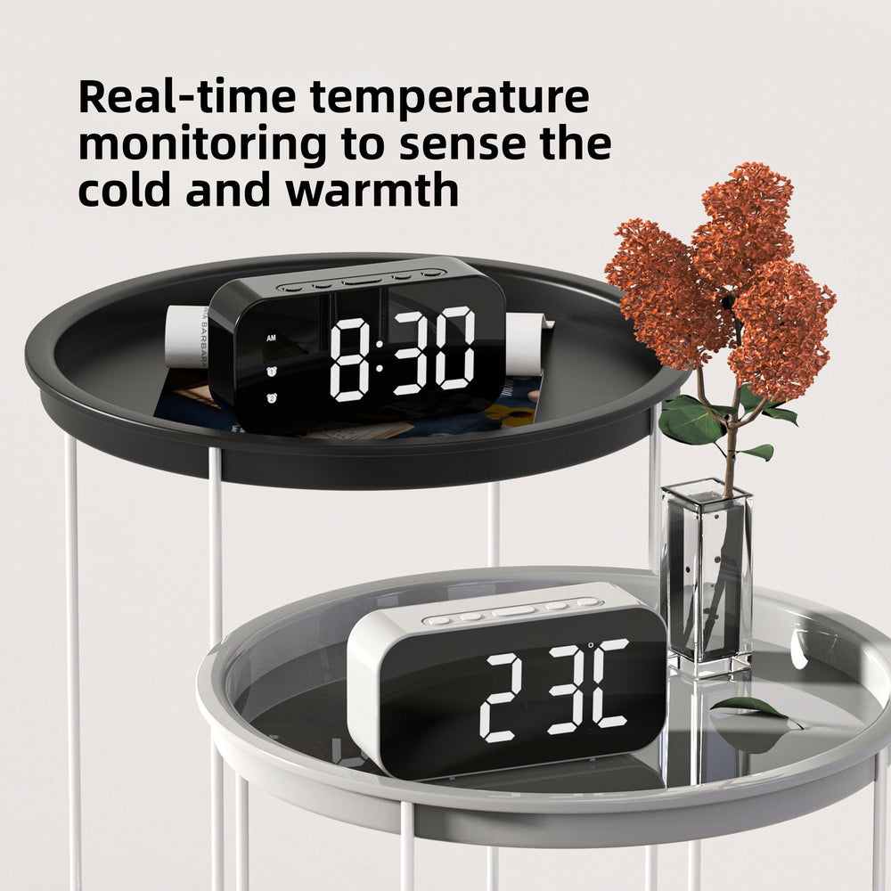 LED Digital Voice Control Alarm Clock