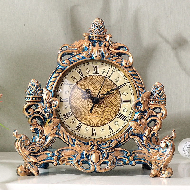 European Retro Table Clock