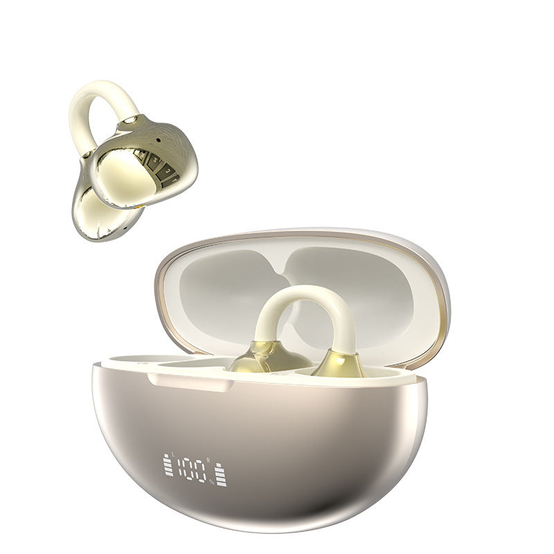True Wireless Clip-On Earbuds Bluetooth