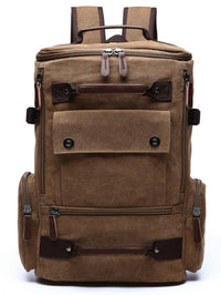 Retro Canvas Backpack Large Capacity Laptop School Bag
