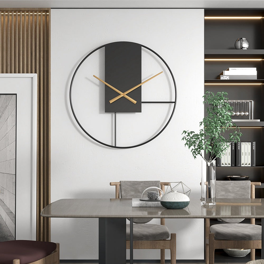 Minimalist Metal Wall Clock