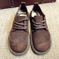 Cowhide Casual Men's Shoes Breathable Soft-Soled Leather Shoes