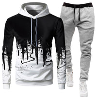 Mens Athletic Hooded Tracksuit