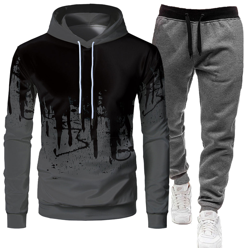 Mens Athletic Hooded Tracksuit