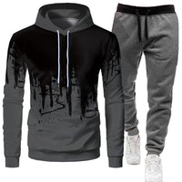 Mens Athletic Hooded Tracksuit