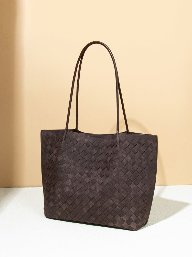 Handmade Woven Bag Shoulder Underarm Tote Bag