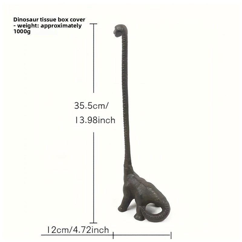 Creative Animal Tissue Holder Cast Iron Home Decor