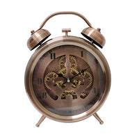 Vintage Metal Gear Desk Clock