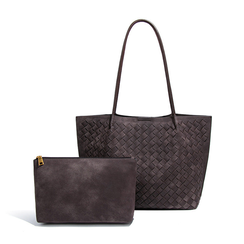 Handmade Woven Bag Shoulder Underarm Tote Bag