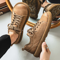 Cowhide Casual Men's Shoes Breathable Soft-Soled Leather Shoes