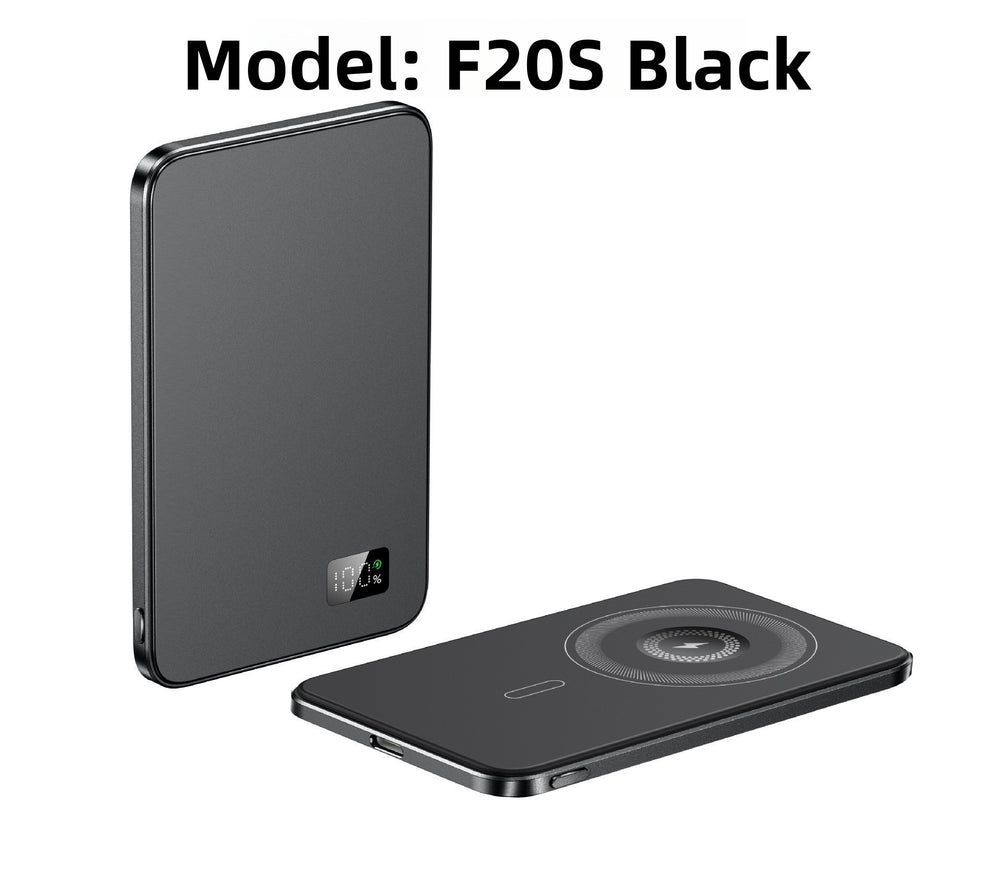 Magnetic Wireless Power Bank Watch Ultra-Thin Mobile Power Supply