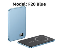 Magnetic Wireless Power Bank Watch Ultra-Thin Mobile Power Supply