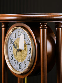 Solid Wood Desk Clock, Silent Living Room Table Clock