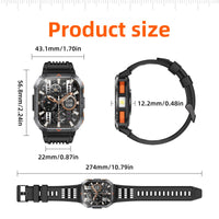 Bluetooth Smart Watch with Health Monitoring and Call Function