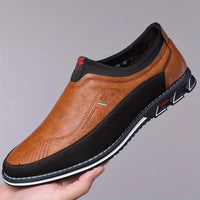 Mens Embroidered Slip-On Casual Shoes