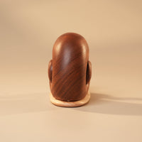 Snail-Shaped Ebony Wood Car Air Freshener and Home Decor