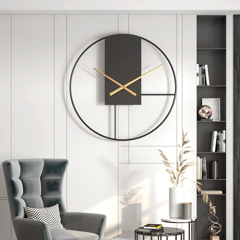 Minimalist Metal Wall Clock