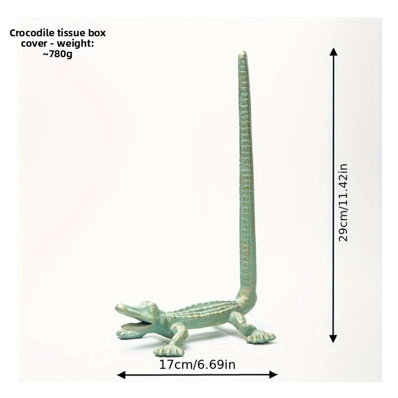 Creative Animal Tissue Holder Cast Iron Home Decor