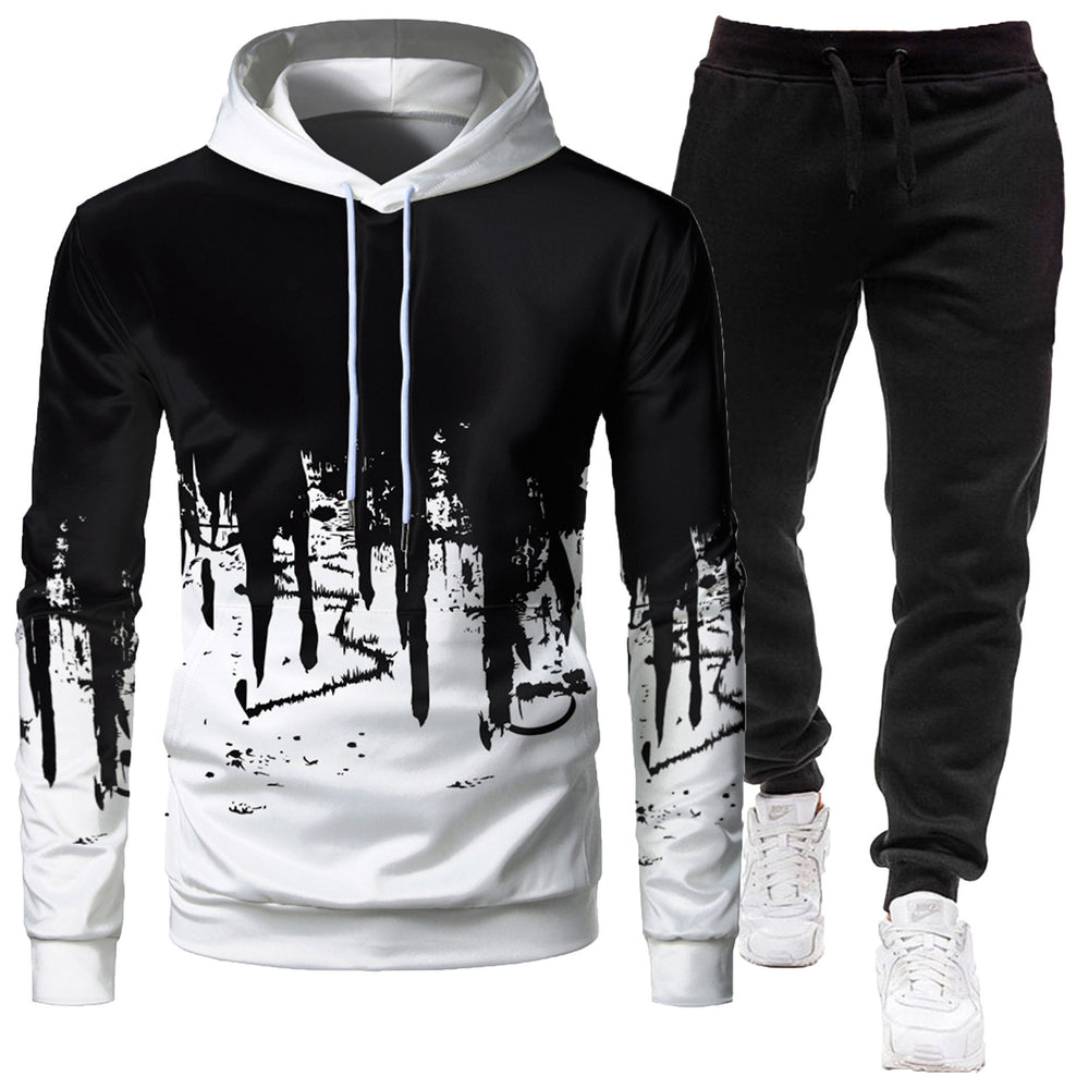 Mens Athletic Hooded Tracksuit