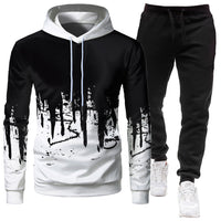 Mens Athletic Hooded Tracksuit