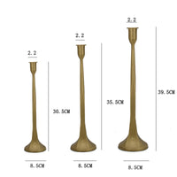 Classic Cast Iron Candlestick Set Home Decor