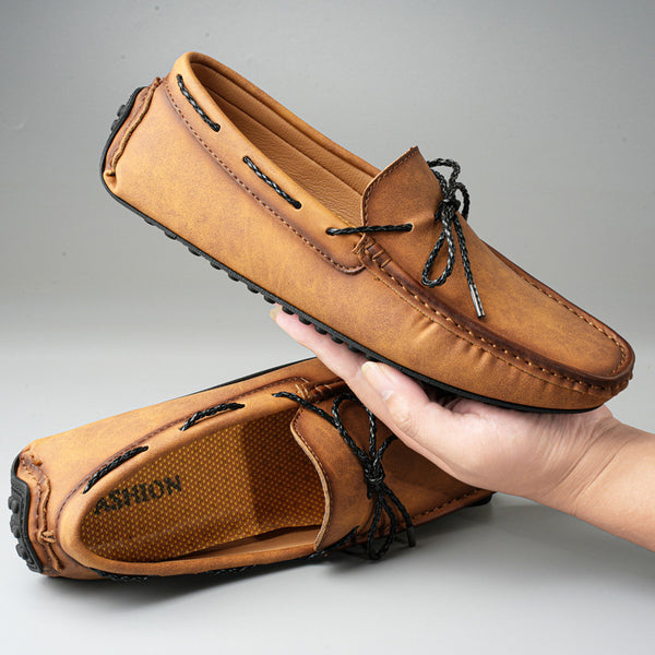 Spring and summer cross-border hot long-term in stock plus size men's casual bean shoes explosions lazy one-step men's shoes direct sales