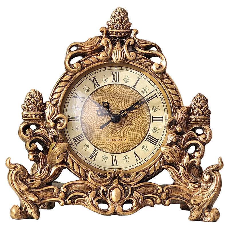 European Retro Table Clock