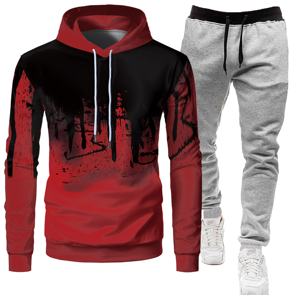 Mens Athletic Hooded Tracksuit