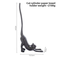 Creative Animal Tissue Holder Cast Iron Home Decor