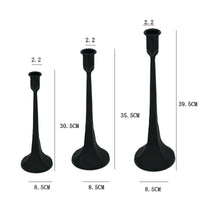 Classic Cast Iron Candlestick Set Home Decor