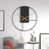 Minimalist Metal Wall Clock