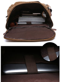 Retro Canvas Backpack Large Capacity Laptop School Bag