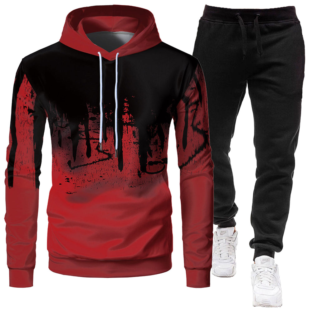 Mens Athletic Hooded Tracksuit