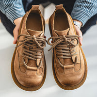 Cowhide Casual Men's Shoes Breathable Soft-Soled Leather Shoes